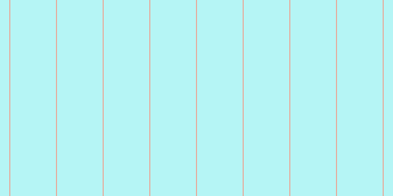 #6deeee (50%), #eba393 vertical lines, two pixels wide, ninety-three pixels apart