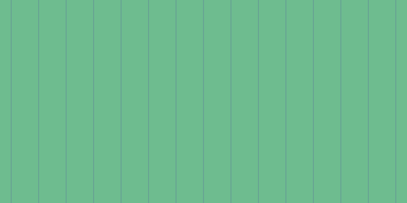 #6ebc8f, #67a393 vertical lines, two pixels wide, fifty-two pixels apart