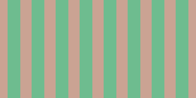 #6ebc8f, #caa393 vertical lines, forty-six pixels wide, fifty-two pixels apart
