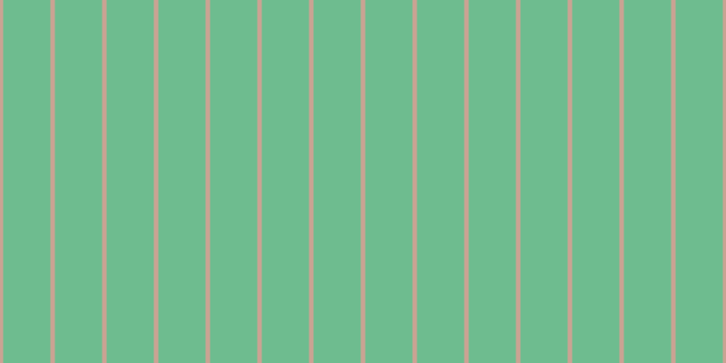 #6ebc8f, #caa393 vertical lines, five pixels wide, fifty-two pixels apart