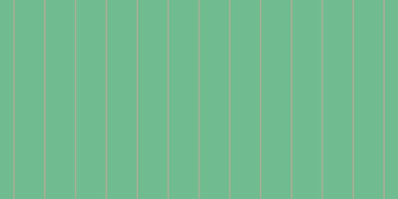 #6ebc8f, #caa393 vertical lines, two pixels wide, sixty pixels apart