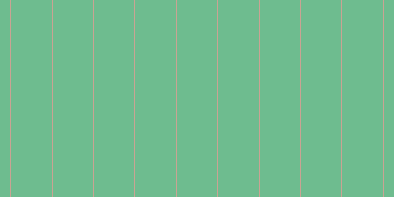 #6ebc8f, #caa393 vertical lines, two pixels wide, eighty-two pixels apart