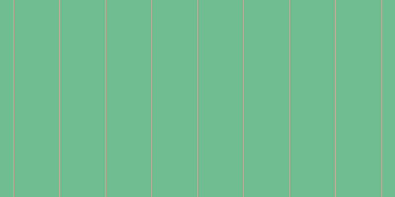 #6ebc8f, #caa393 vertical lines, two pixels wide, ninety-one pixels apart