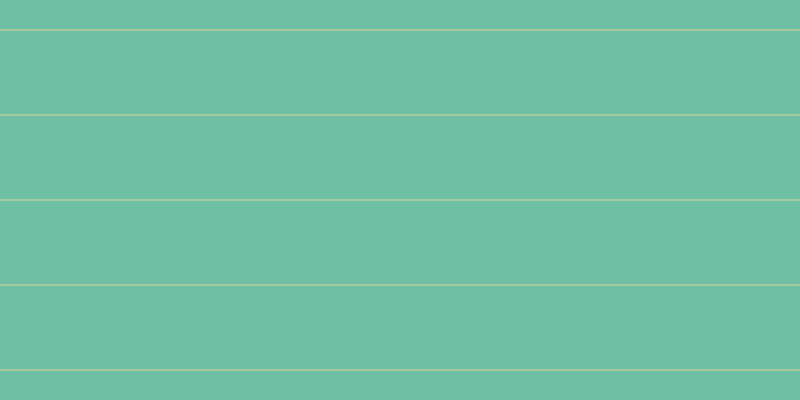 #6ebfa4, #dbd393 horizontal lines, one pixels wide, eighty-four pixels apart