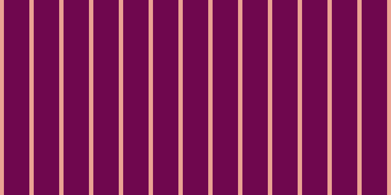 #6f074e, #eba393 vertical lines, nine pixels wide, fifty-two pixels apart