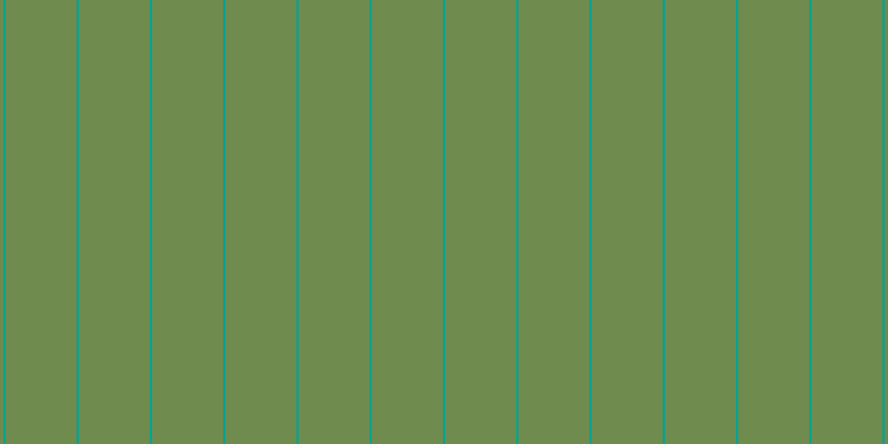#6f8b4e, #04a393 vertical lines, two pixels wide, sixty-four pixels apart