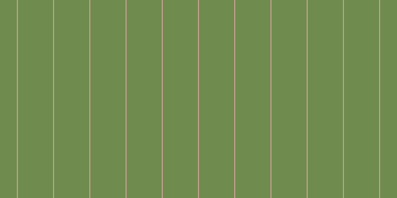 #6f8b4e, #caa393 vertical lines, two pixels wide, seventy-one pixels apart