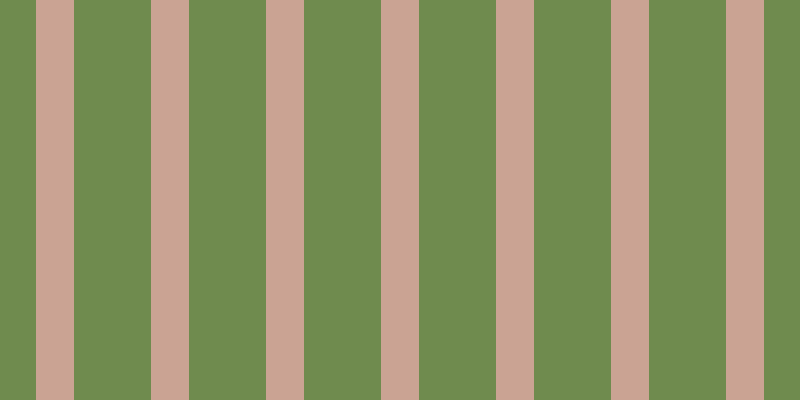 #6f8b4e, #caa393 vertical lines, thirty-eight pixels wide, seventy-seven pixels apart