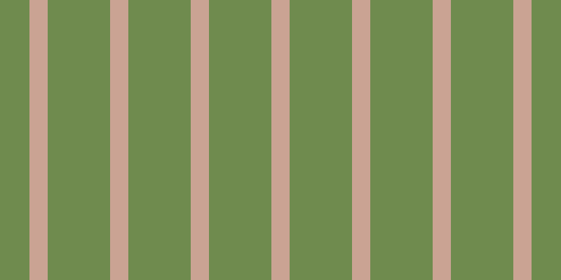 #6f8b4e, #caa393 vertical lines, twenty-six pixels wide, eighty-nine pixels apart