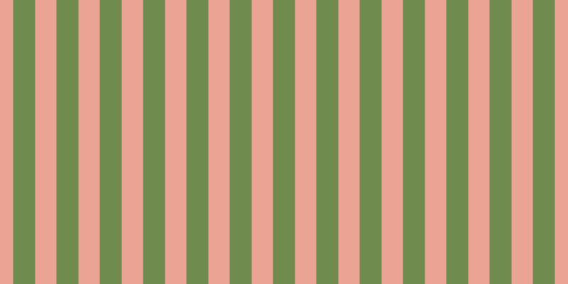 #6f8b4e, #eba393 vertical lines, thirty pixels wide, thirty-one pixels apart