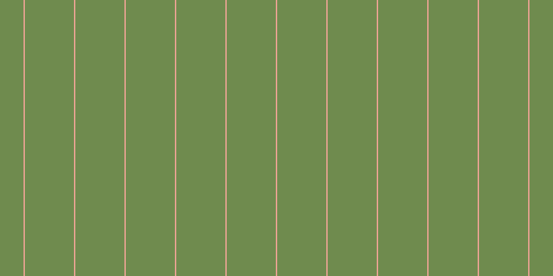#6f8b4e, #eba393 vertical lines, two pixels wide, seventy-one pixels apart