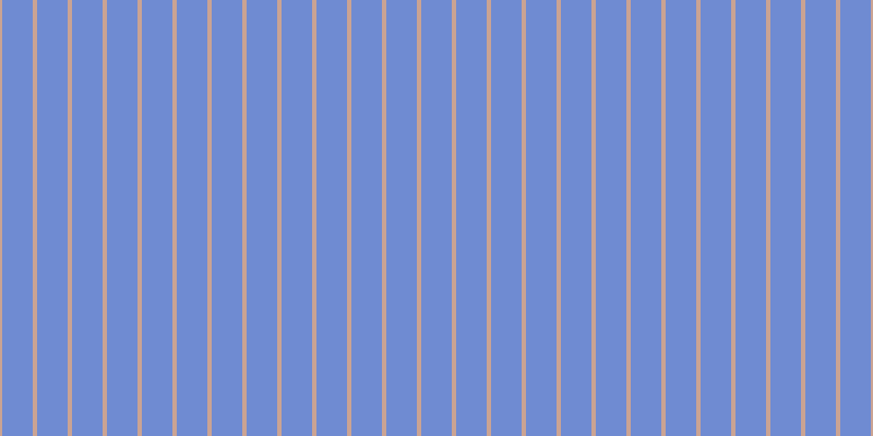 #6f8bd2, #caa393 vertical lines, four pixels wide, twenty-eight pixels apart