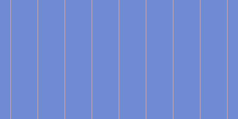 #6f8bd2, #eba393 vertical lines, two pixels wide, eighty-nine pixels apart