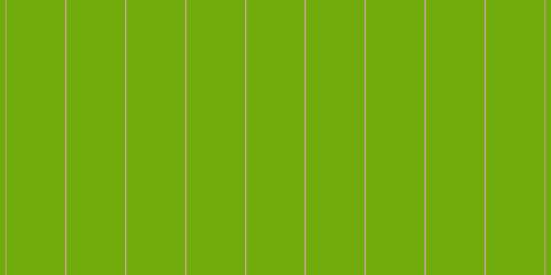 #6fac0c, #caa393 vertical lines, two pixels wide, eighty-five pixels apart