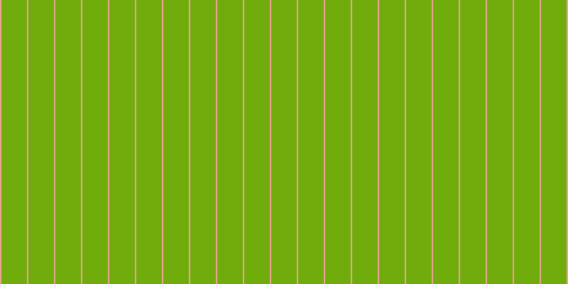 #6fac0c, #eba393 vertical lines, two pixels wide, thirty-six pixels apart