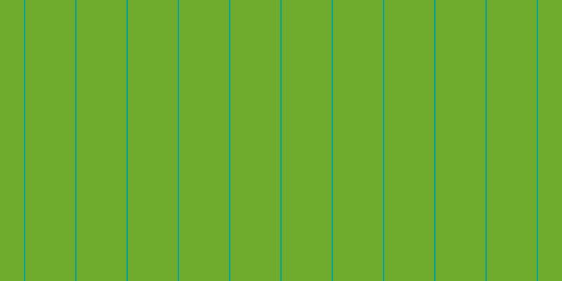 #6fac2d, #04a393 vertical lines, two pixels wide, seventy-one pixels apart