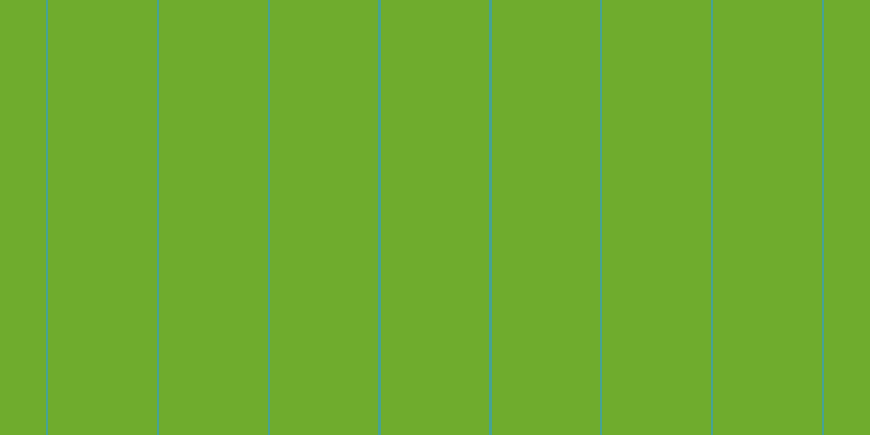 #6fac2d, #46a393 vertical lines, two pixels wide, one hundred pixels apart