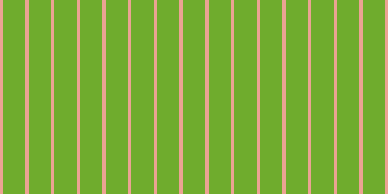 #6fac2d, #eba393 vertical lines, seven pixels wide, forty-six pixels apart