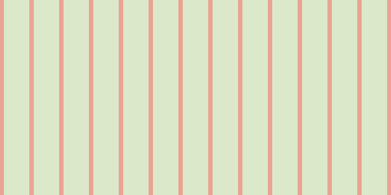 #6fac2d (25%), #eba393 vertical lines, nine pixels wide, fifty-two pixels apart