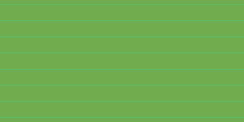 #6fac4e, #36d393 horizontal lines, one pixels wide, fifty-two pixels apart