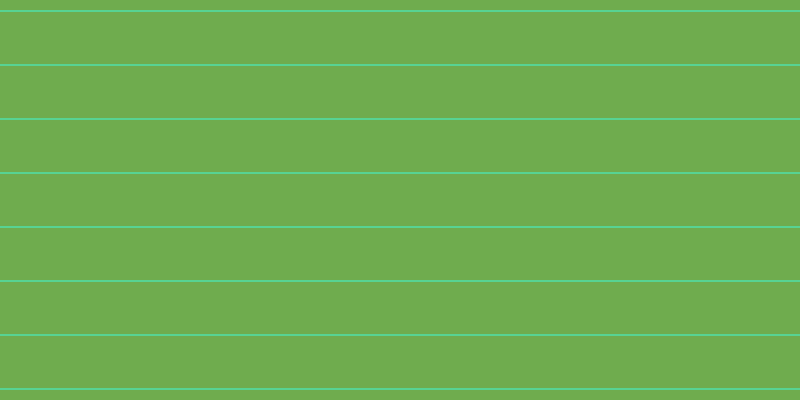 #6fac4e, #57d393 horizontal lines, two pixels wide, fifty-two pixels apart
