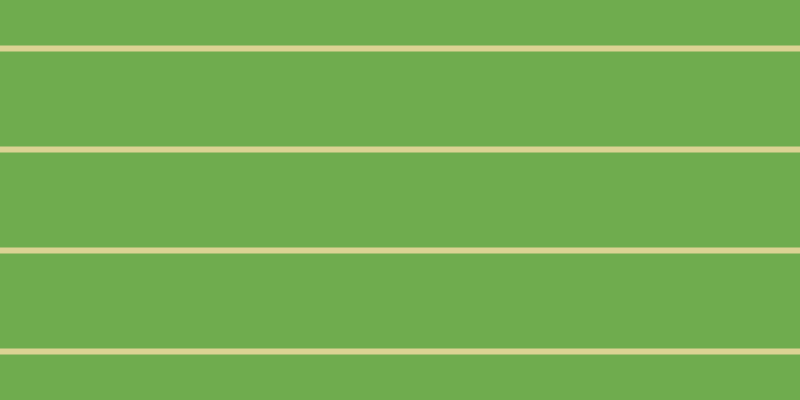 #6fac4e, #dbd393 horizontal lines, six pixels wide, ninety-five pixels apart