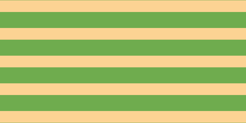 #6fac4e, #fcd393 horizontal lines, thirty-eight pixels wide, fifty-two pixels apart
