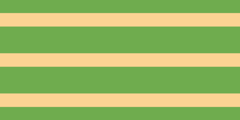 #6fac4e, #fcd393 horizontal lines, forty-five pixels wide, eighty-nine pixels apart