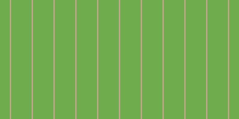 #6fac4e, #caa393 vertical lines, four pixels wide, sixty-nine pixels apart