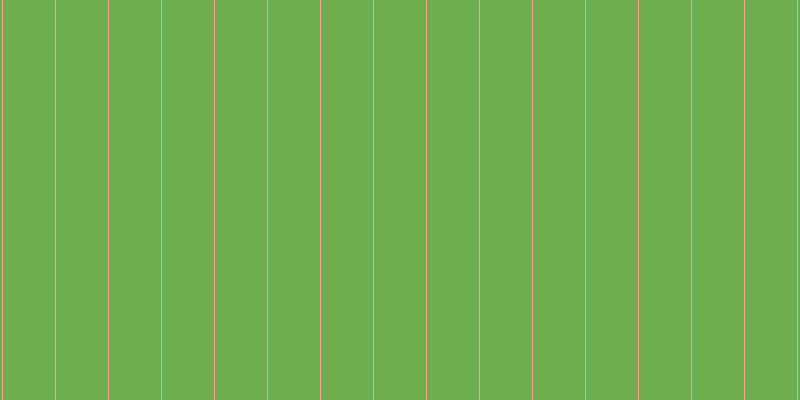#6fac4e, #eba393 vertical lines, one pixels wide, fifty-two pixels apart