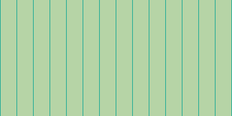 #6fac4e (50%), #04a393 vertical lines, two pixels wide, fifty-five pixels apart