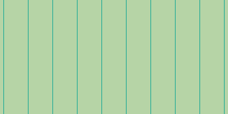 #6fac4e (50%), #04a393 vertical lines, two pixels wide, eighty-four pixels apart