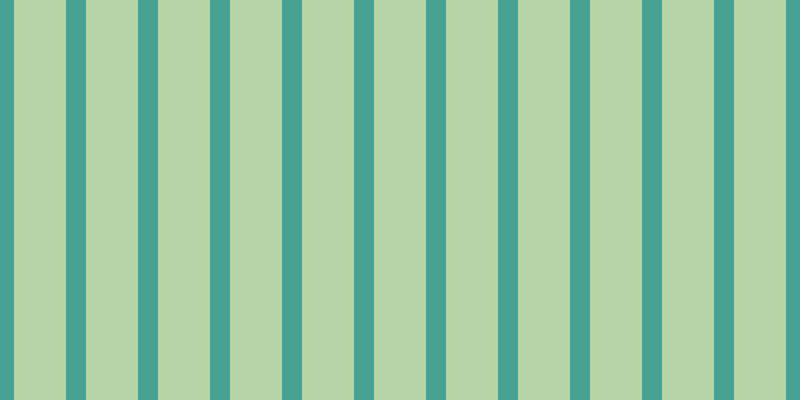 #6fac4e (50%), #46a393 vertical lines, twenty pixels wide, fifty-two pixels apart