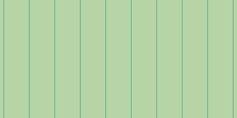#6fac4e (50%), #46a393 vertical lines, two pixels wide, eighty-four pixels apart