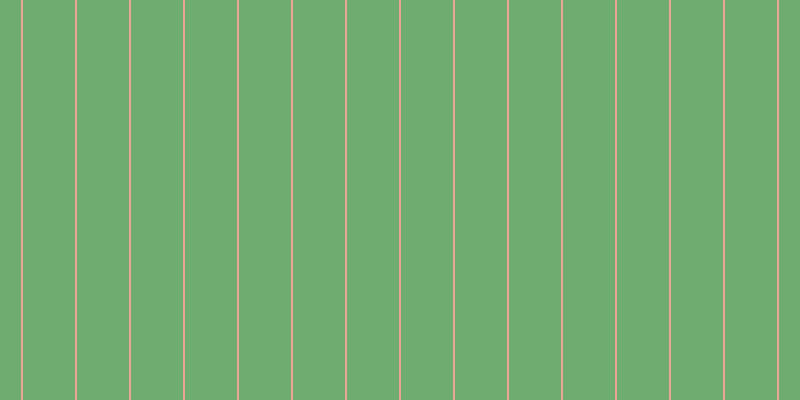 #6fac6f, #eba393 vertical lines, two pixels wide, fifty-two pixels apart