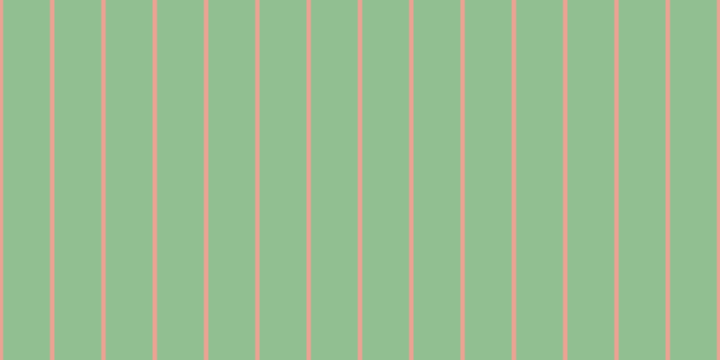 #6fac6f (75%), #eba393 vertical lines, five pixels wide, fifty-two pixels apart