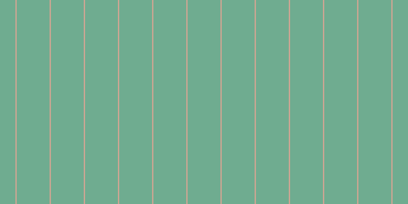 #6fac90, #eba393 vertical lines, two pixels wide, sixty-five pixels apart