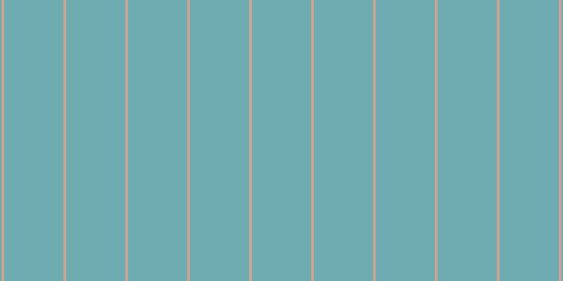 #6facb1, #caa393 vertical lines, four pixels wide, eighty-four pixels apart