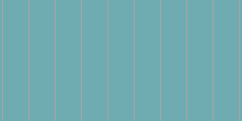 #6facb1, #caa393 vertical lines, two pixels wide, eighty-five pixels apart