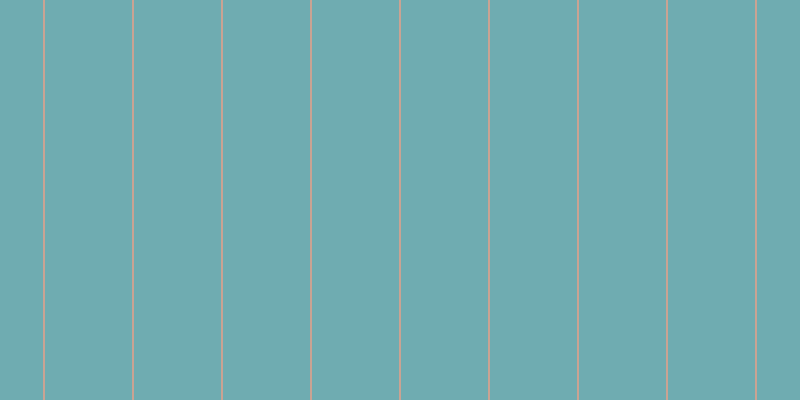 #6facb1, #caa393 vertical lines, two pixels wide, eighty-seven pixels apart