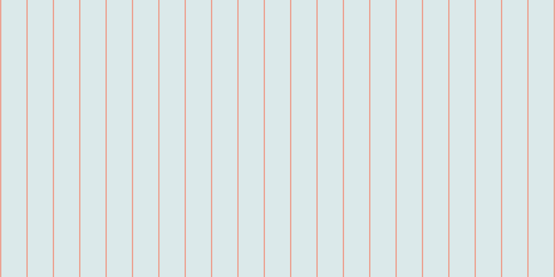#6facb1 (25%), #eba393 vertical lines, two pixels wide, thirty-six pixels apart