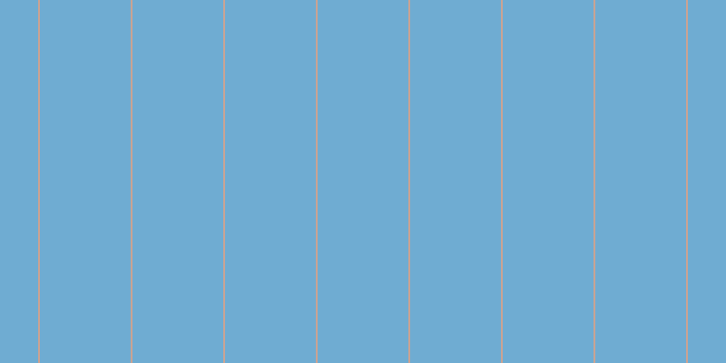 #6facd2, #caa393 vertical lines, two pixels wide, one hundred pixels apart