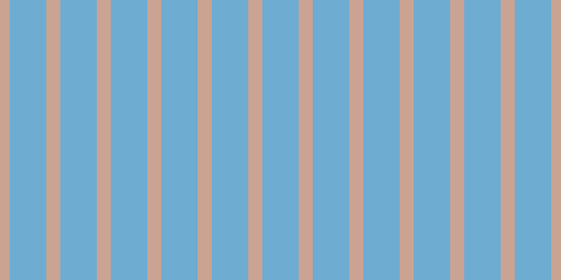 #6facd2, #caa393 vertical lines, twenty pixels wide, fifty-two pixels apart