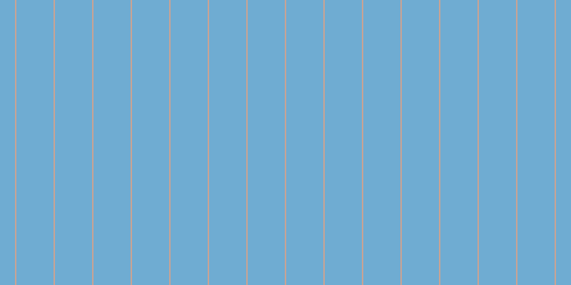 #6facd2, #caa393 vertical lines, two pixels wide, fifty-two pixels apart