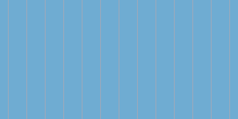 #6facd2, #eba393 vertical lines, one pixels wide, sixty-one pixels apart