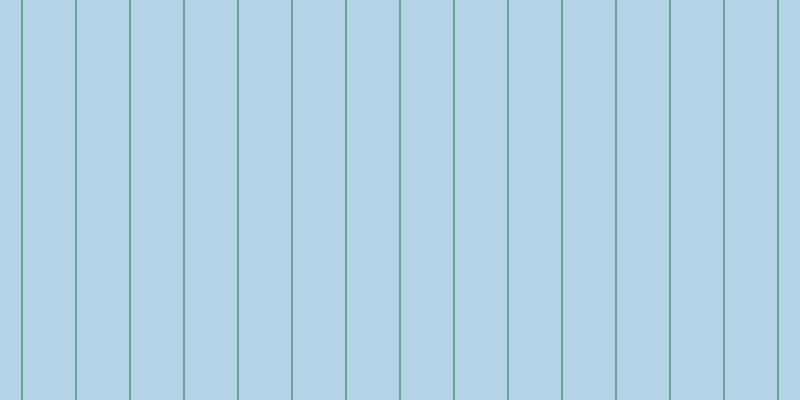 #6facd2 (50%), #67a393 vertical lines, two pixels wide, fifty-two pixels apart