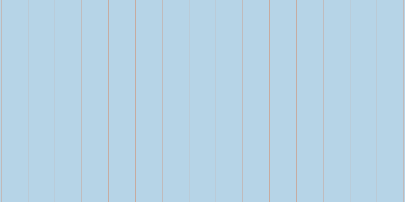 #6facd2 (50%), #caa393 vertical lines, one pixels wide, fifty-two pixels apart