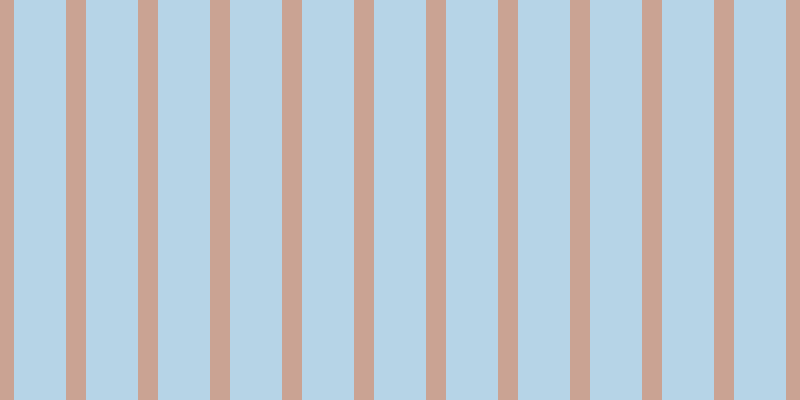 #6facd2 (50%), #caa393 vertical lines, twenty pixels wide, fifty-two pixels apart