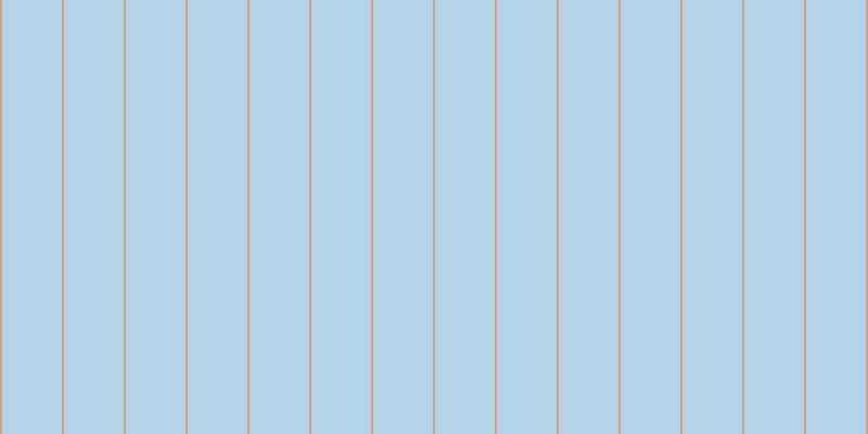 #6facd2 (50%), #caa393 vertical lines, two pixels wide, fifty-five pixels apart