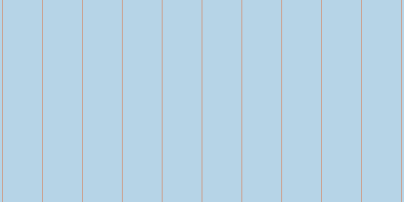 #6facd2 (50%), #caa393 vertical lines, two pixels wide, seventy-seven pixels apart